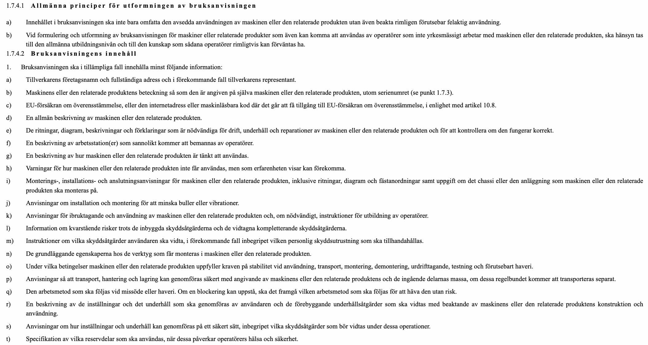 Maksiner Bruksanvising Maksiner